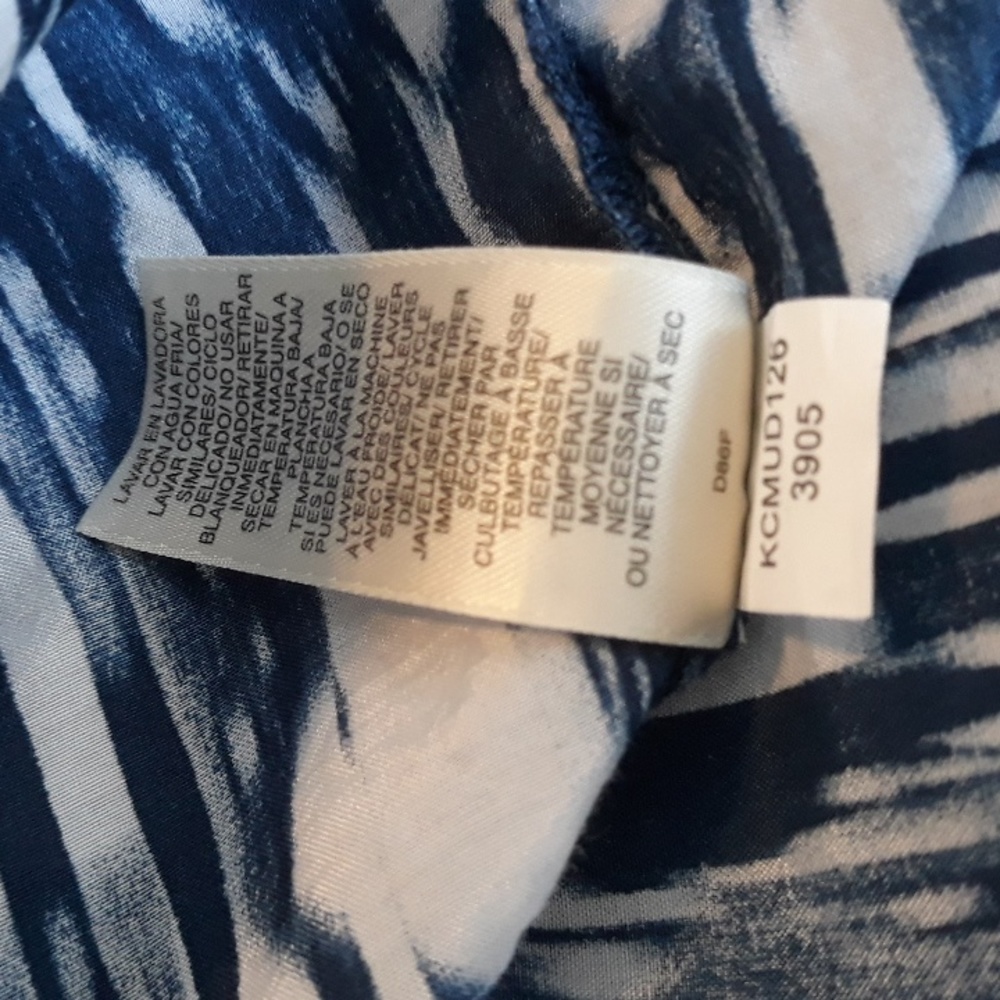 DKNY Jeans/ Blue / White/ Print/ Dress / Summer Dress/ Size M - Picture 12 of 12